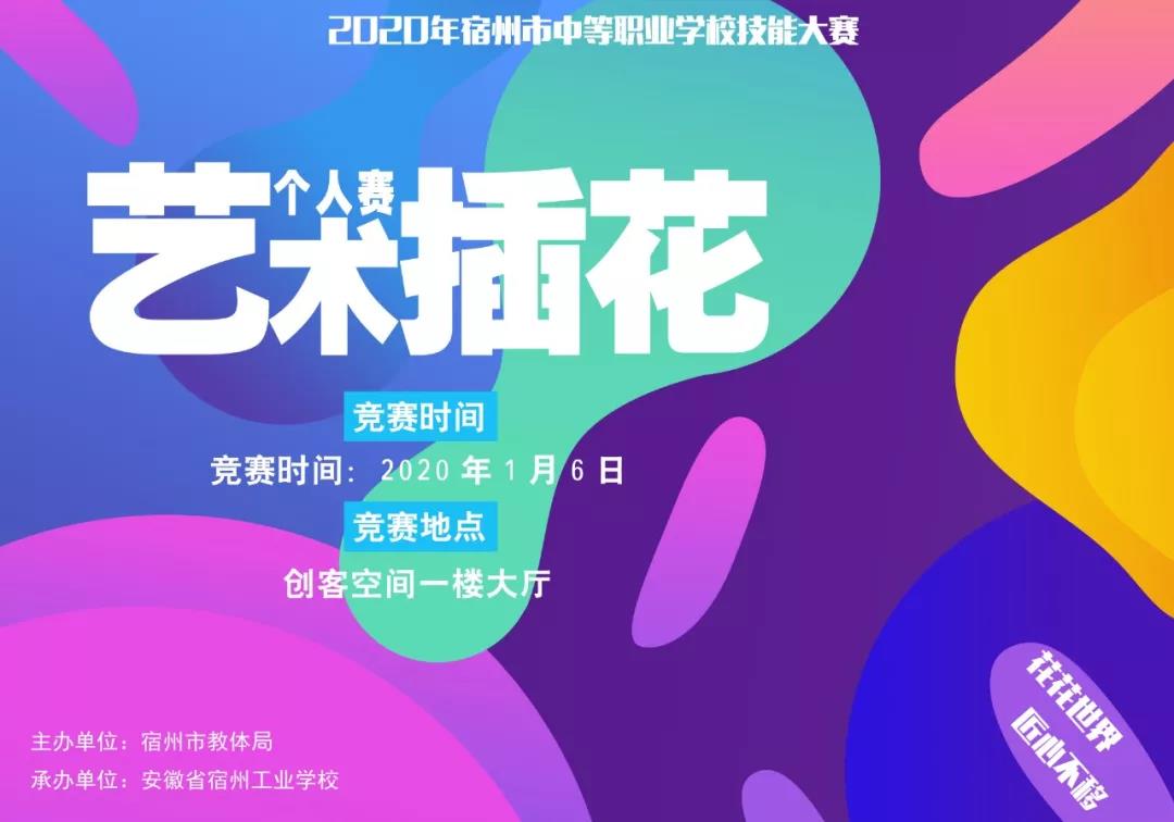 2020年宿州市中等职业学校技能大赛宿州工业学校赛点海报(图8)