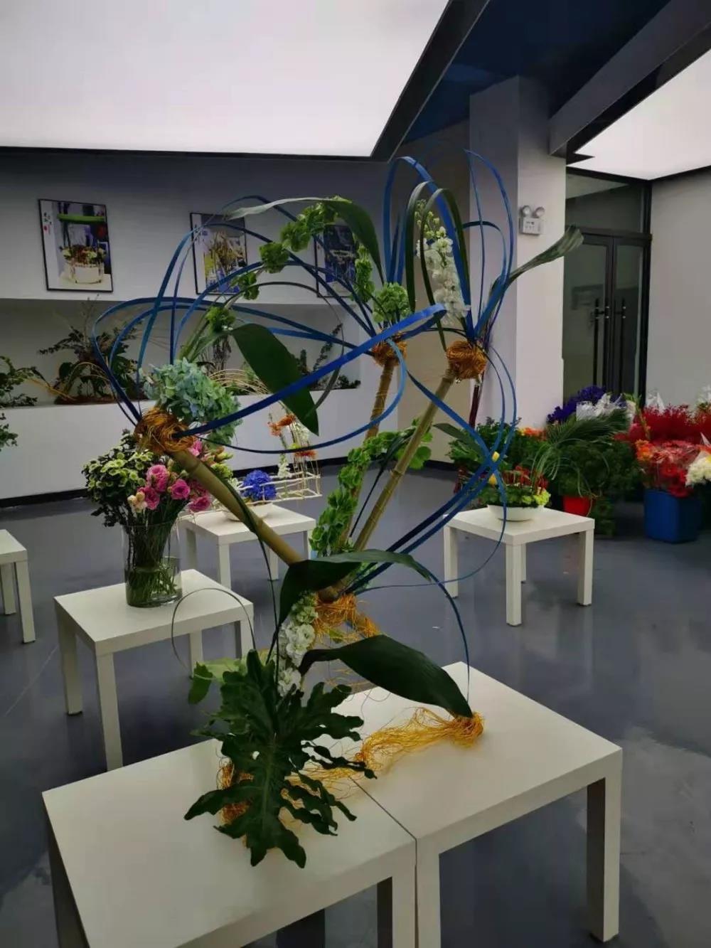 2020年宿州市中职学校技能大赛——宿州工业学校插花艺术赛图片集锦(图21)