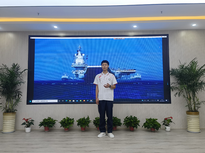 讲述党史故事  感悟信念的力量和担当——宿州工业学校举办迎国庆“讲好党史故事，传承红色基因”讲党史故事比赛(图7)