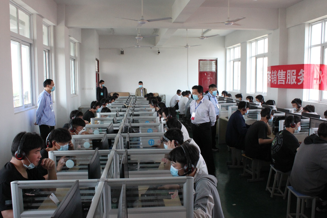 宿州工业学校举行“1+X”职业技能等级证书认证考试(图1)