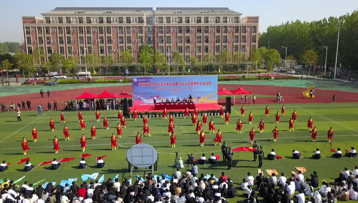 安徽省宿州工业学校举行第十届田径运动会(图10)