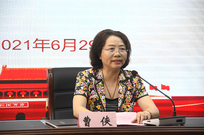 宿州工业学校举办建党100周年暨“两优一先” 表彰慰问大会(图2)