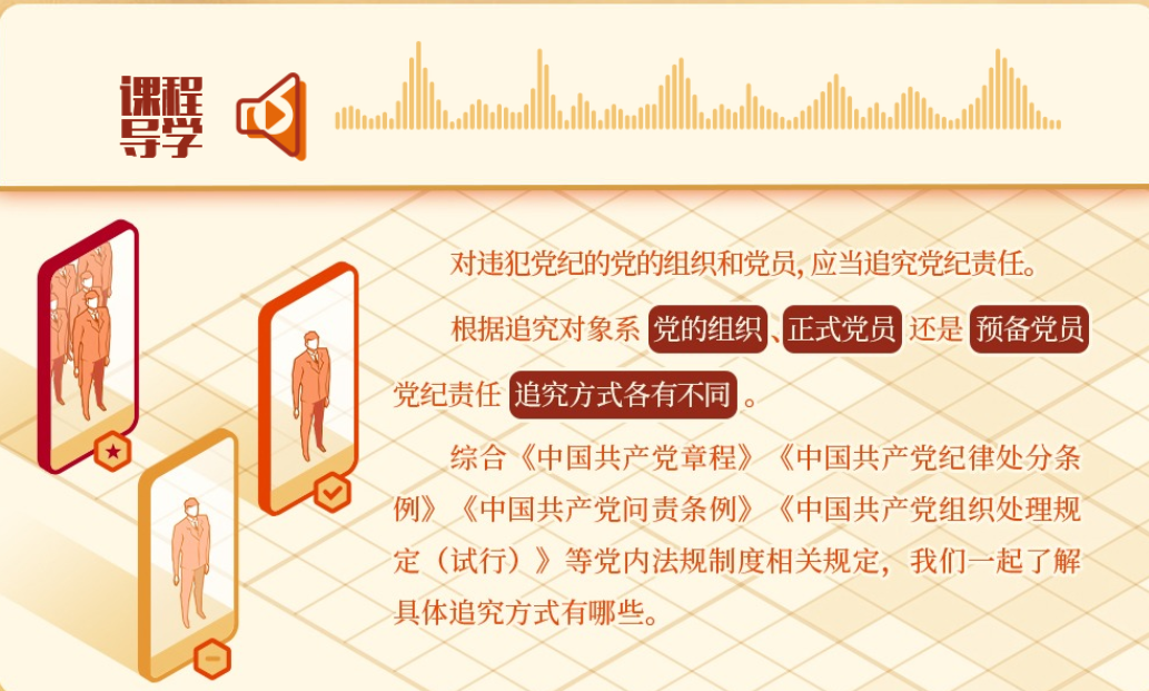 党纪责任追究对象方式一览(图1)