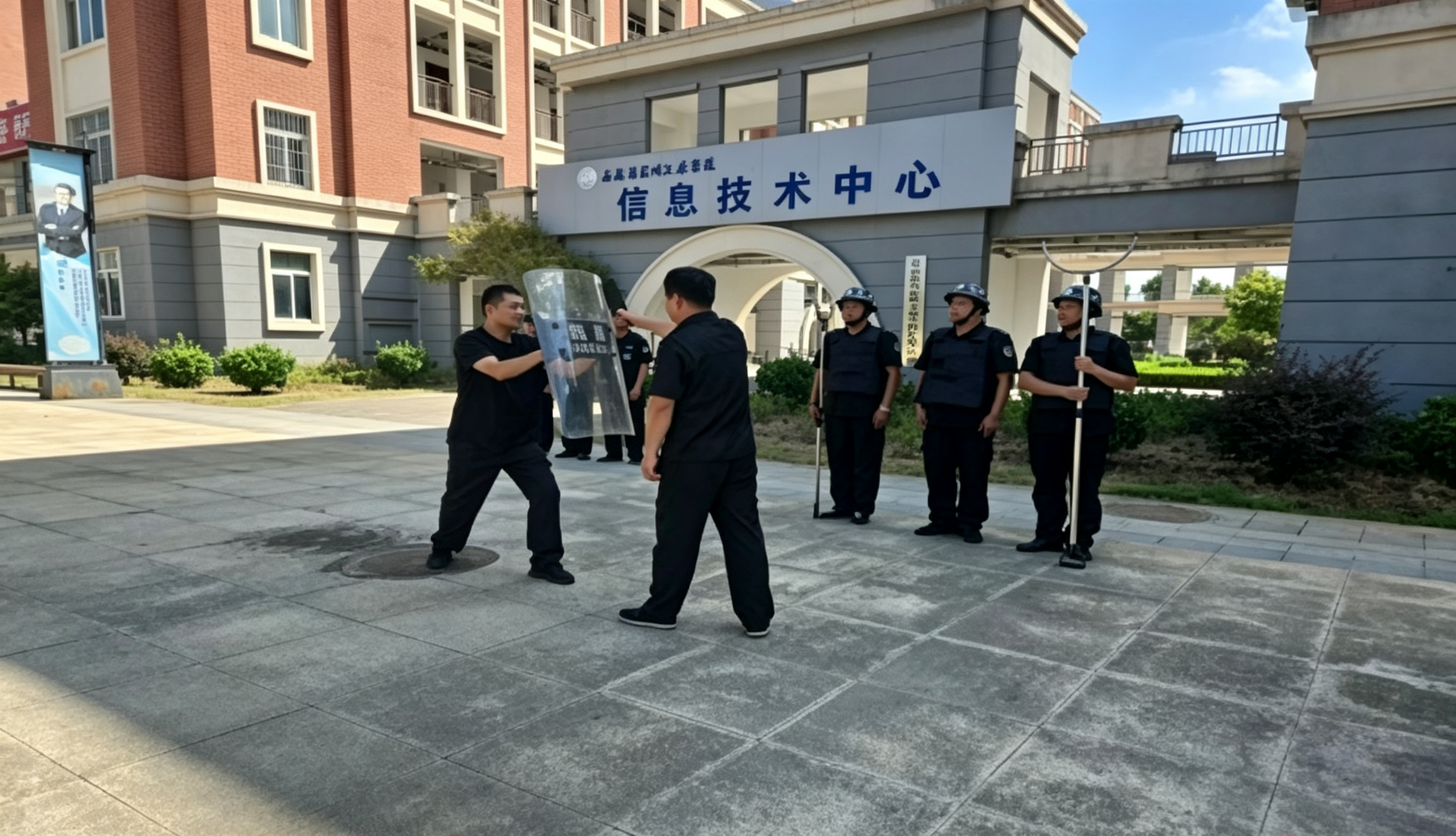 筑牢安全防线 护航平安开学-宿州工业学校开展开学前安保专项培训(图1)