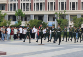 逐梦新学期，一起向未来——宿州工业学校举行新学期第一次升旗仪式