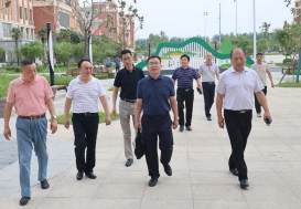 安徽省中华职业教育社领导来宿州工业学校调研工作