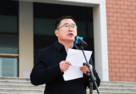 风劲好扬帆，奋进正当时 ——宿州工业学校举行新学期第一次升旗仪式