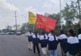 宿州工业学校学生开展“职教进村”（社区）活动