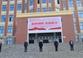 《全民消防 生命至上》--宿州工业学校开展国旗下讲话