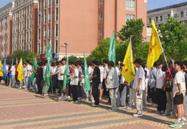 以“练”筑防 安全“宿”行——宿州工业学校开展学生宿舍消防安全综合演练